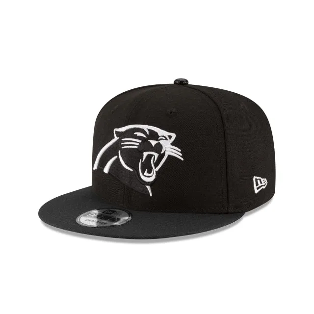 Carolina Panthers Casquette Snapback 9FIFTY noire et blanche