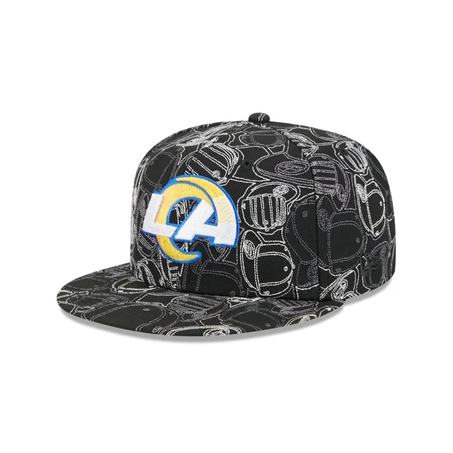 Los Angeles Rams Casquette Scramble 59FIFTY Chapeau ajusté
