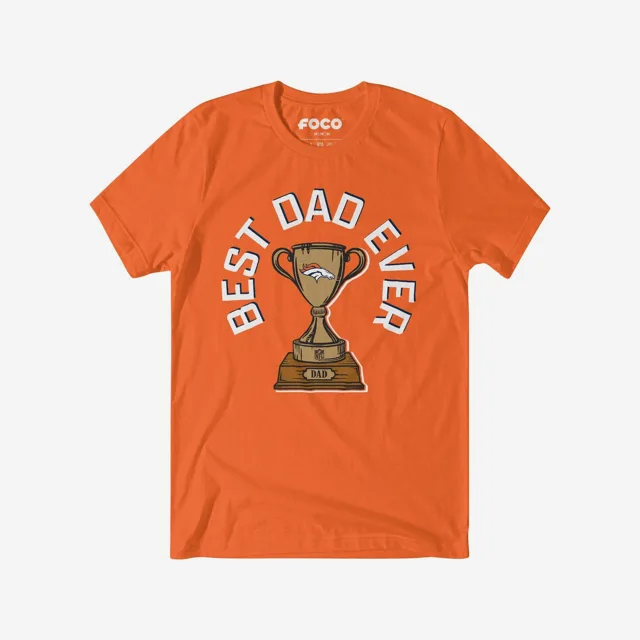 Denver Broncos T-shirt Trophée du meilleur papa de tous les temps