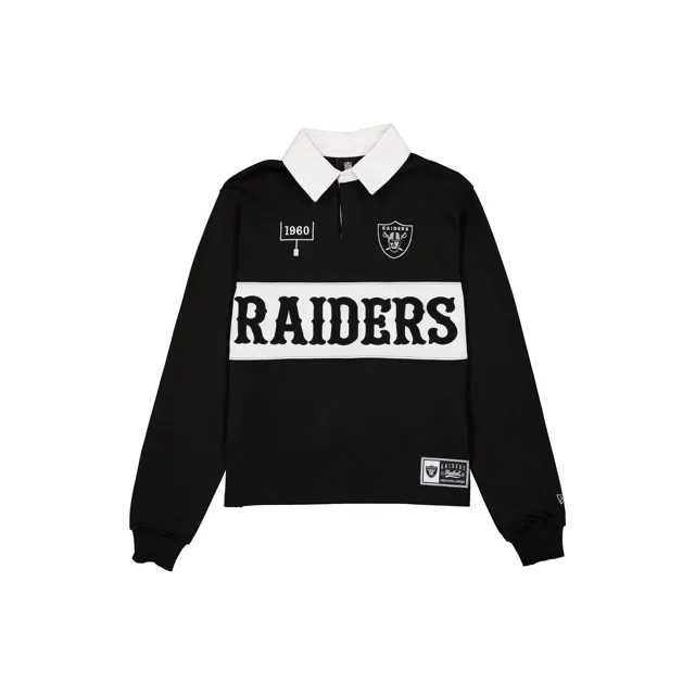 Las Vegas Raiders T-shirt de rugby à manches longues