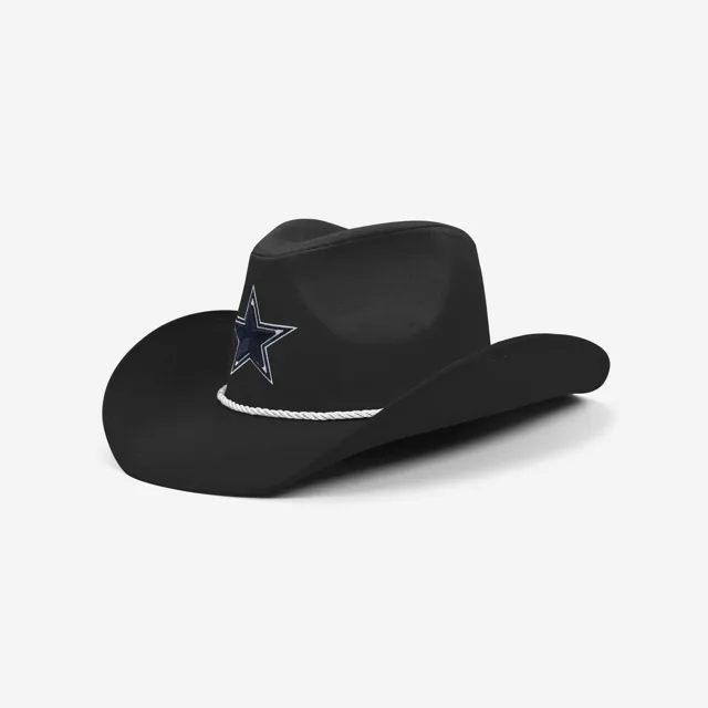 Chapeau de cowboy noir Dallas Cowboys
