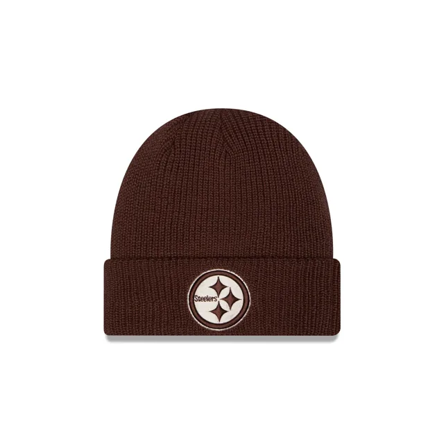 Pittsburgh Steelers Bonnet en tricot à revers en noyer