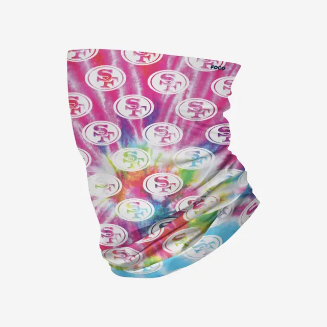 San Francisco 49ers Écharpe guêtre pastel tie-dye