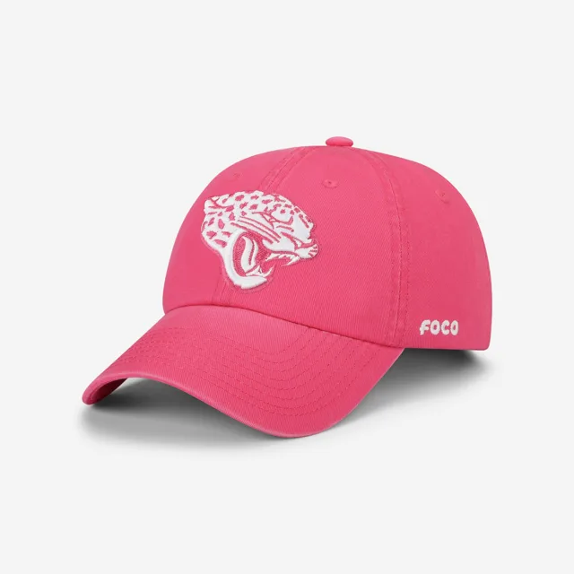 Casquette décontractée Jacksonville Jaguars magenta et blanche