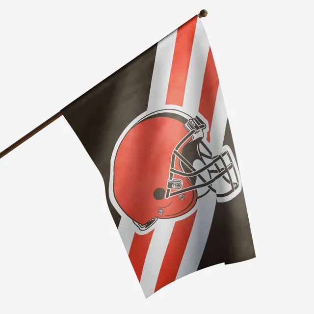 Casque Cleveland Browns Drapeau vertical