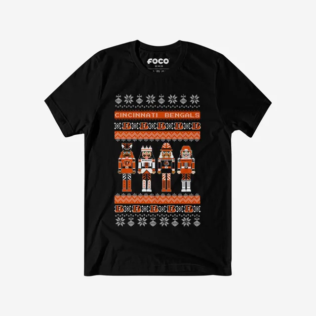 Cincinnati Bengals T-shirt pull casse-noisette des fêtes