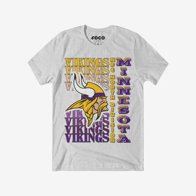 Minnesota Vikings T-shirt avec mot-symbole dégradé