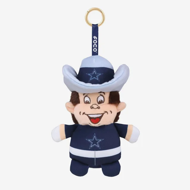 Dallas Cowboys Porte-clés en peluche Teamie Beanie avec breloque pour sac