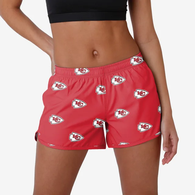 Kansas City Chiefs Mini short de course imprimé pour femme