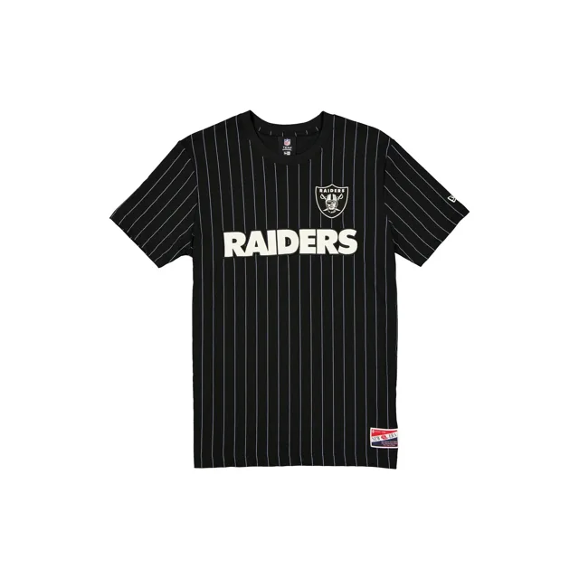 Las Vegas Raiders T-shirt rétro à fines rayures