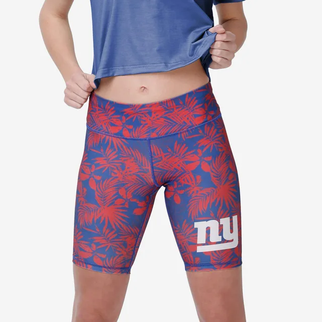 New York Giants Short de vélo fleuri pour femme