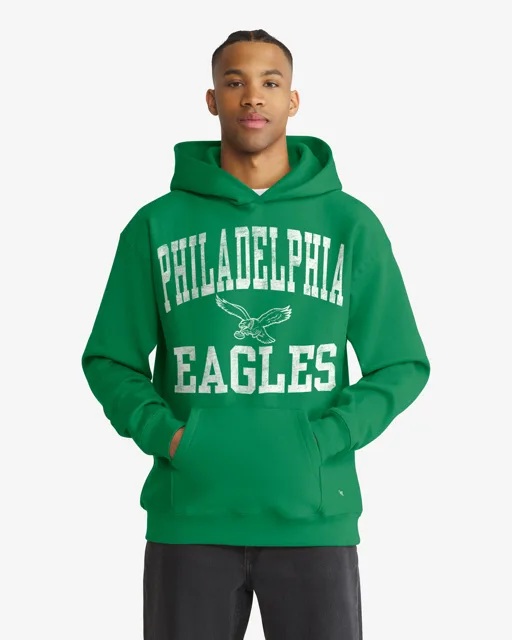 Philadelphia Eagles Hotte de fondation arquée '47 pour pile de campus historique