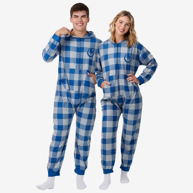 Pyjama une pièce à carreaux Indianapolis Colts
