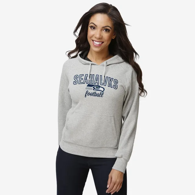 Seattle Seahawks Sweat à capuche tissé gris pour femme