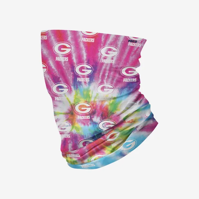 Green Bay Packers Écharpe guêtre pastel tie-dye