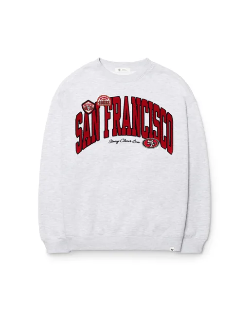 San Francisco 49ers STONEY CLOVER LANE X '47 ÉQUIPAGE SURDIMENSIONNÉ POUR FEMMES