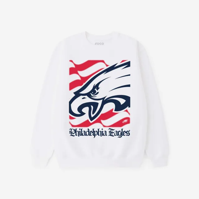 Philadelphia Eagles Sweat-shirt à col rond avec logo American Heritage