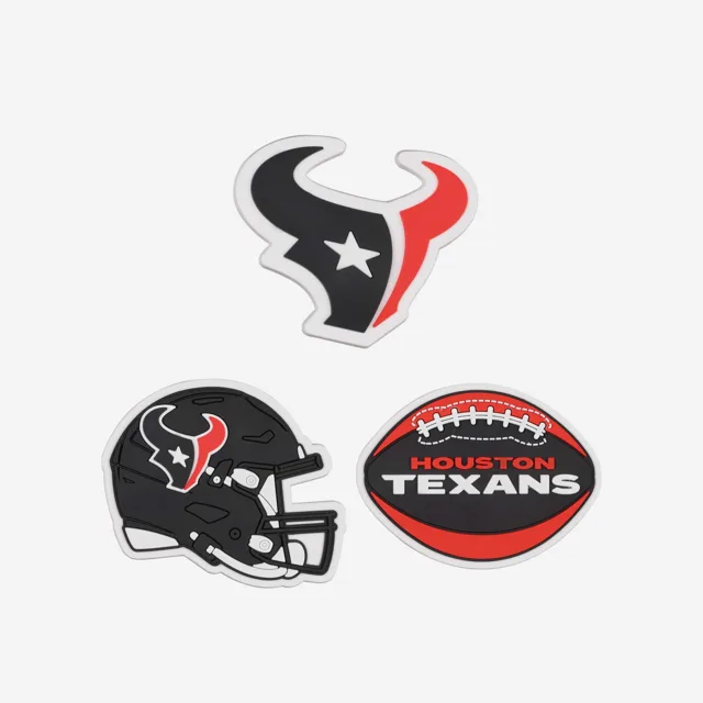 Houston Texans Lot de 3 breloques fourre-tout pour hayon
