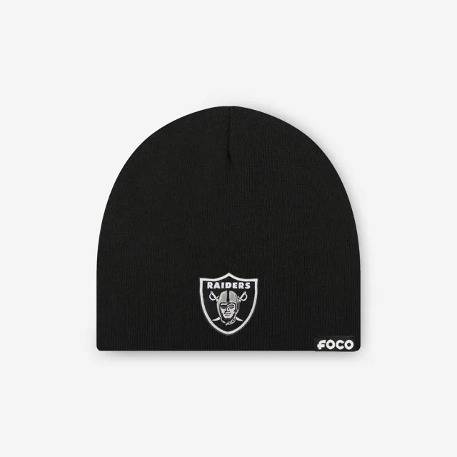 Bonnet tête de mort basique avec logo principal Las Vegas Raiders