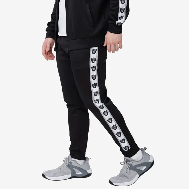 Las Vegas Raiders Pantalon de survêtement à logo rayé