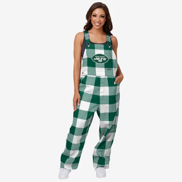 New York Jets Salopette à carreaux pour femme