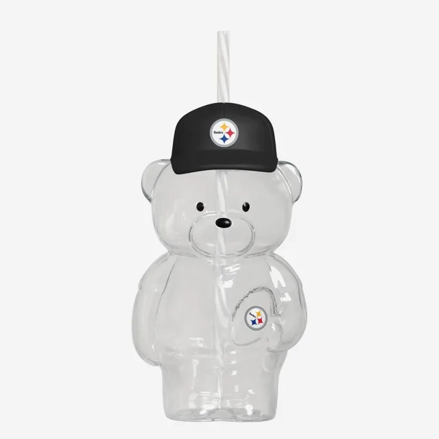 Gobelet ours en verre Pittsburgh Steelers