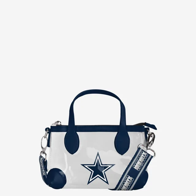 Dallas Cowboys Mini sac à main à bandoulière transparent avec grand logo