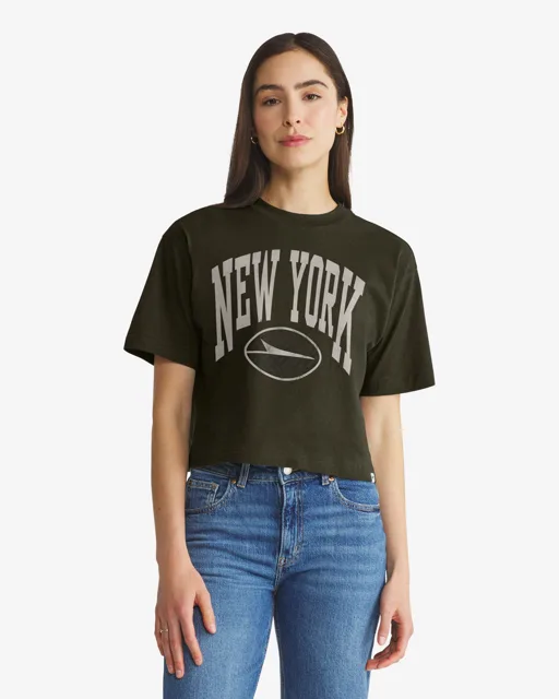 New York Jets RIVALRIES SHALE '47 T-SHIRT REED CITY POUR FEMMES
