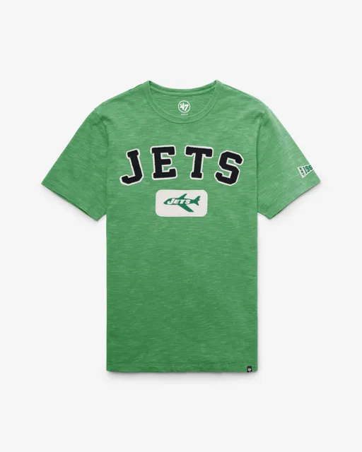 New York Jets HISTORIQUE SEYMOORE BIEN USÉ '47 HEAVY SLUB TEE