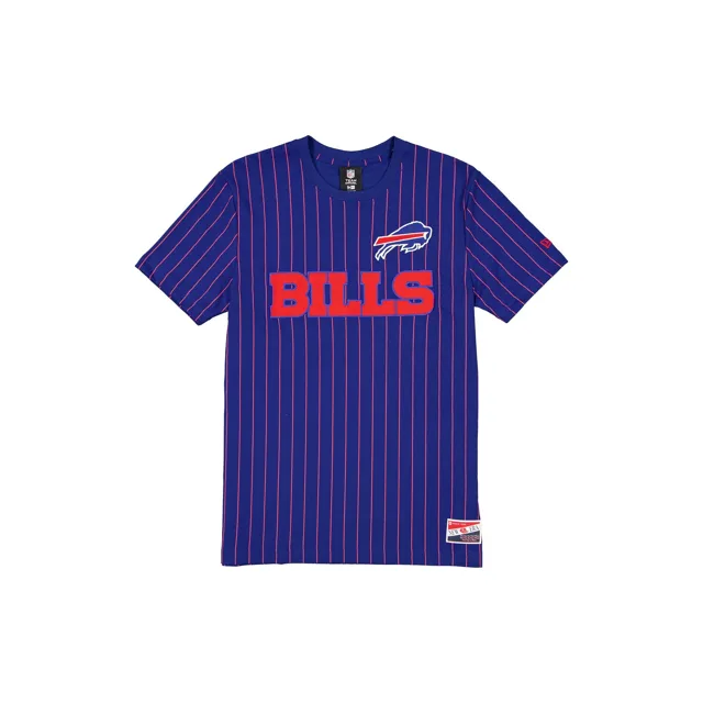 Buffalo Bills T-shirt rétro à fines rayures