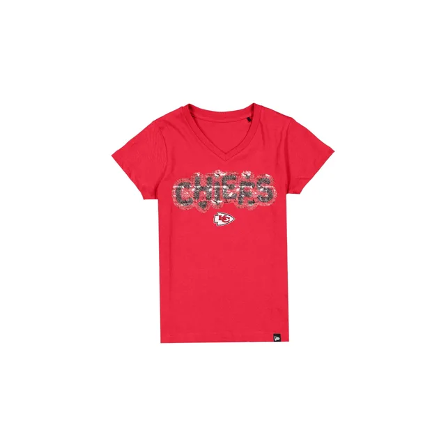 Kansas City Chiefs T-shirt à paillettes pour filles