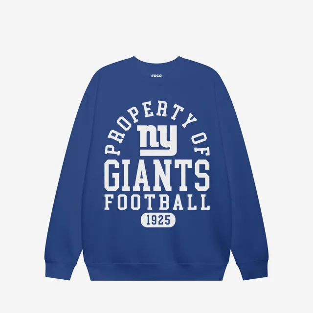 New York Giants Propriété du sweat-shirt à col rond