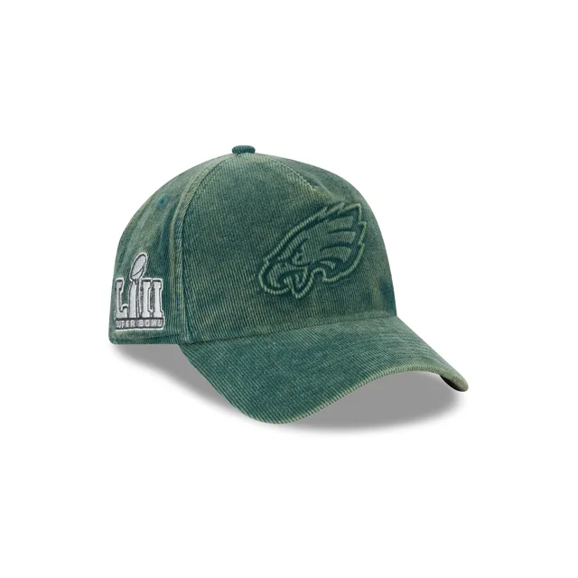 Philadelphia Eagles Chapeau Snapback non structuré en cordon de Wale fin délavé 9FORTY A-Frame