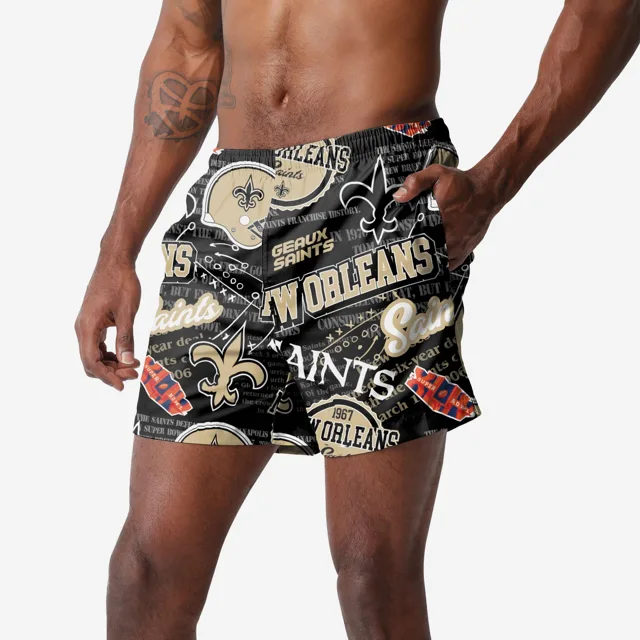 Maillot de bain New Orleans Saints Logo Rush
