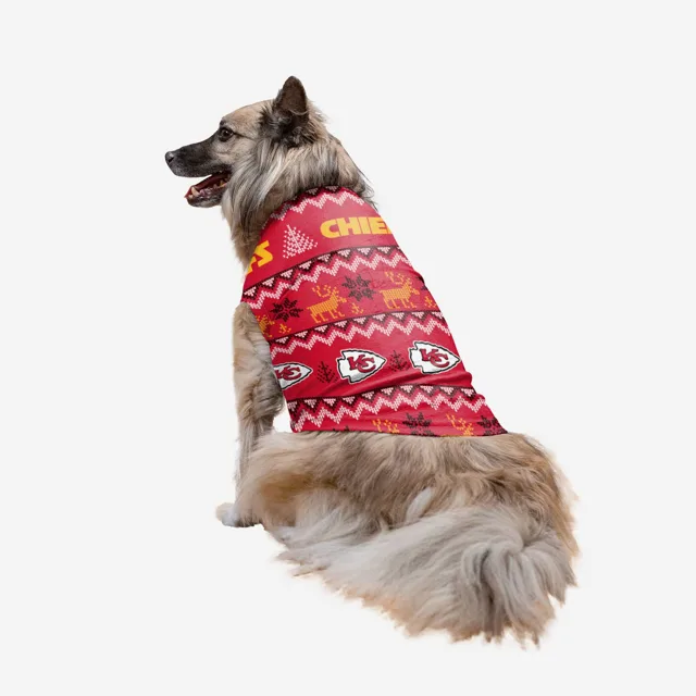Kansas City Chiefs Pull moche pour vacances en famille pour chiens