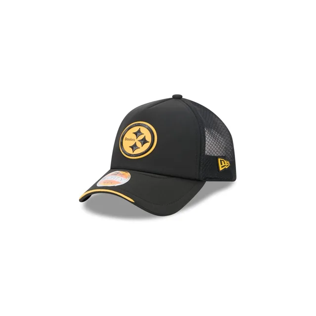 Pittsburgh Steelers 2026 Sideline Casquette de camionneur 9FORTY APEX pour enfants