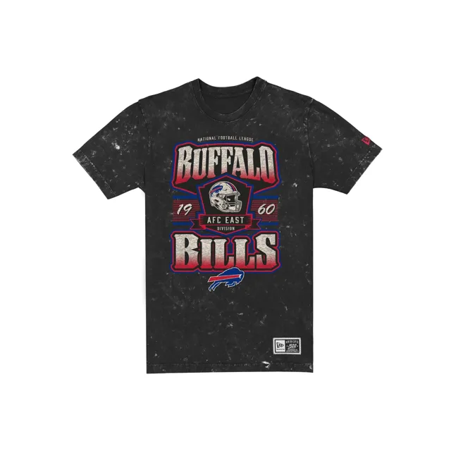 Buffalo Bills T-shirt noir graphique délavé