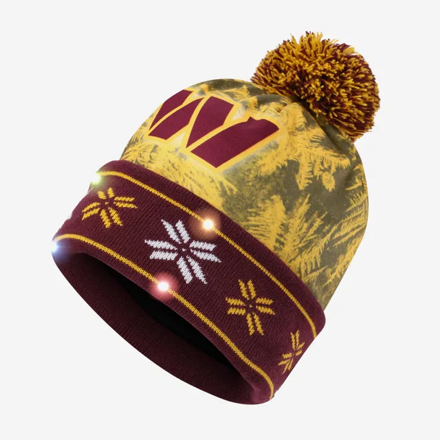 Washington Commanders Bonnet imprimé lumineux avec grand logo