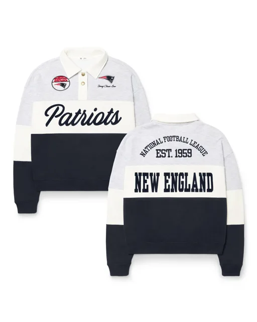 New England Patriots SWEAT-SHIRT DE RUGBY STONEY CLOVER LANE X '47