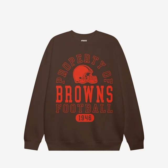 Cleveland Browns Propriété du sweat-shirt à col rond